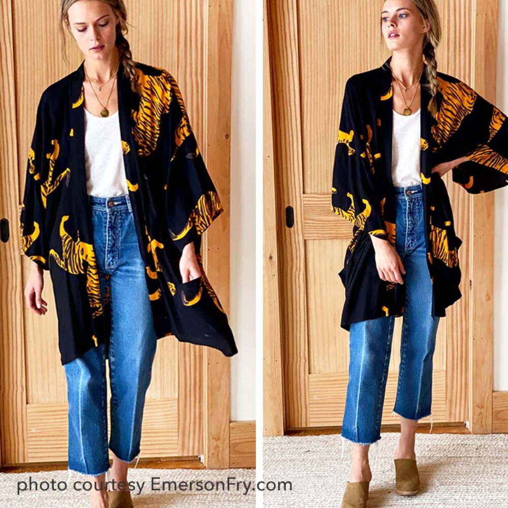 Emerson Fry Tiger Print Jacket